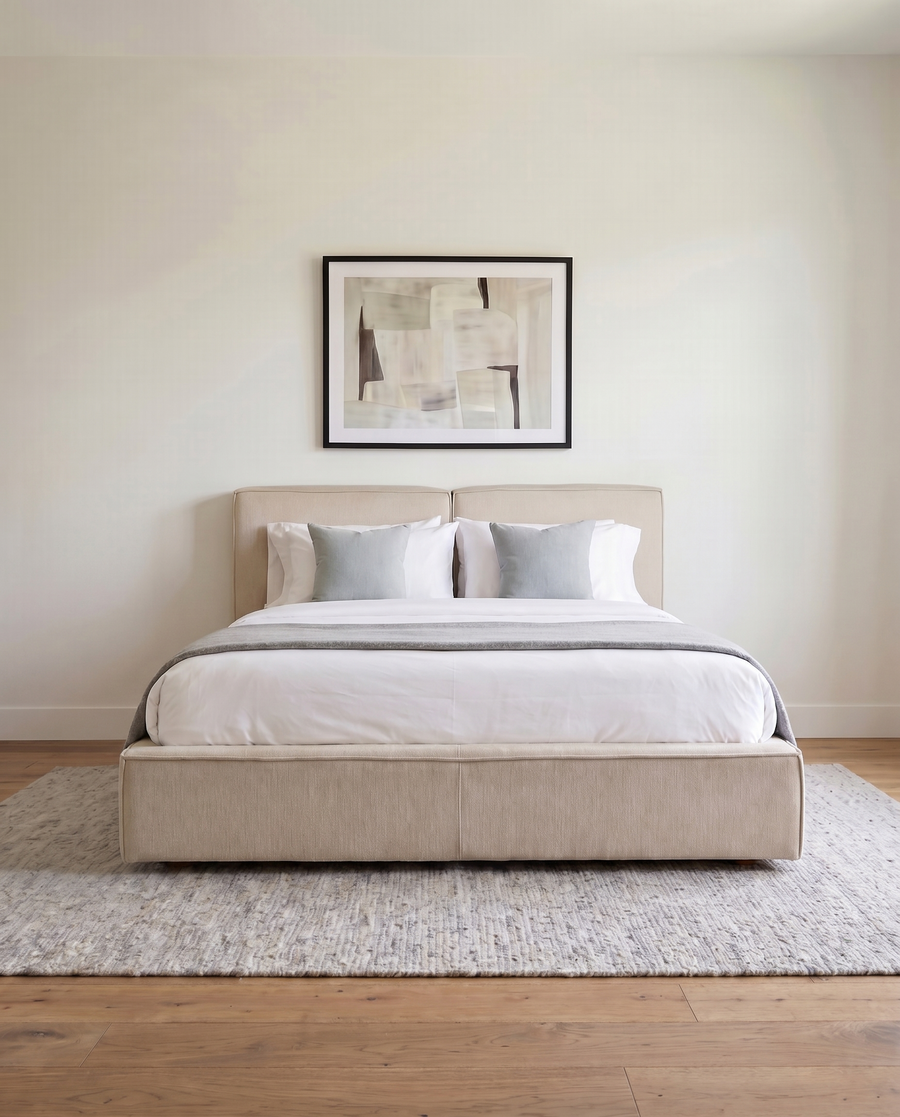 Biju Modern Upholstered Bed Frame | Luxury Bed 2026