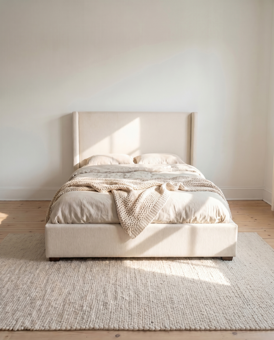 Luma Luxury Upholstered Bed Frame | Modern Bed 2026