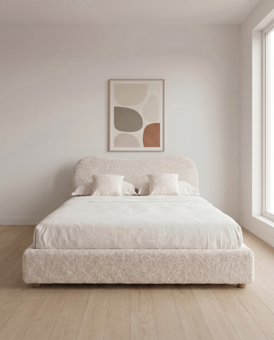 Luno Modern Upholstered Bed Frame | Luxury Bed 2026