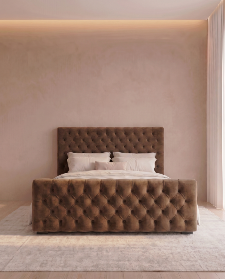 Monaco Royal Bed with Ottoman Storage | Exclusive Upholstered Bed 2026