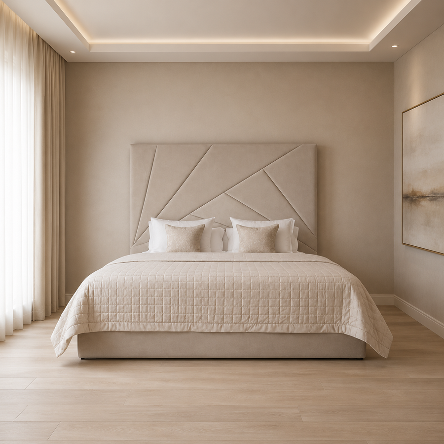 Valanza Luxury Upholstered Bed Frame | Modern Bed 2026