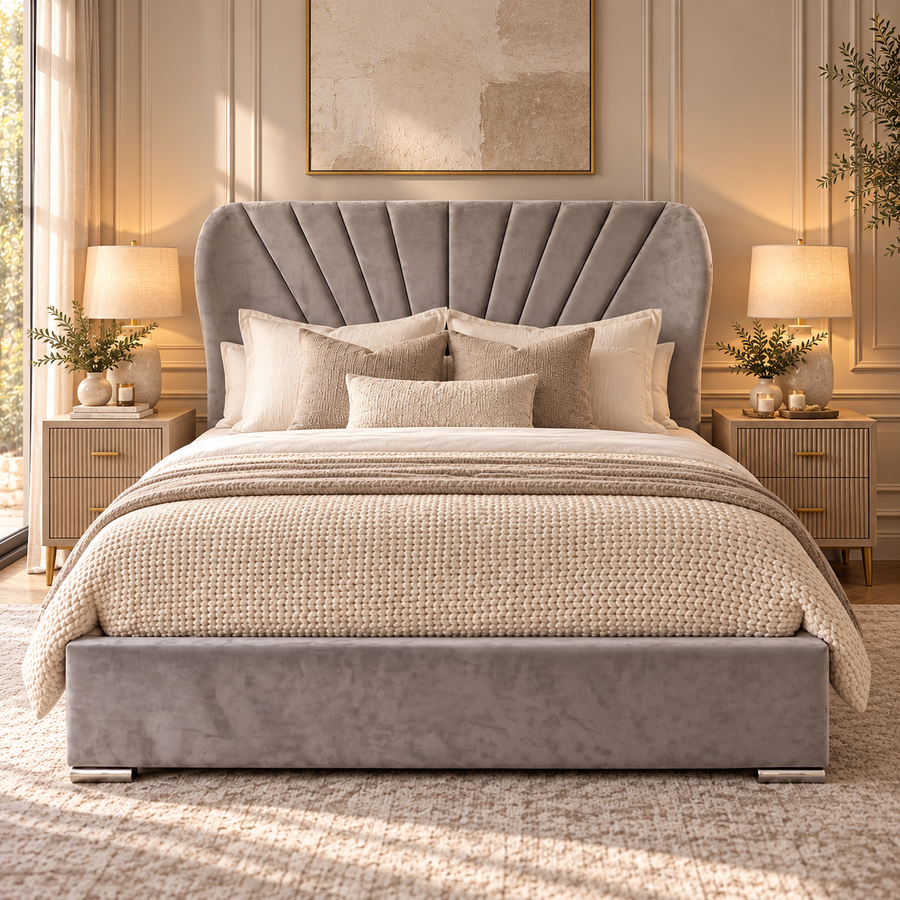 High Wingback Headboard, Amberley Luxury Padded