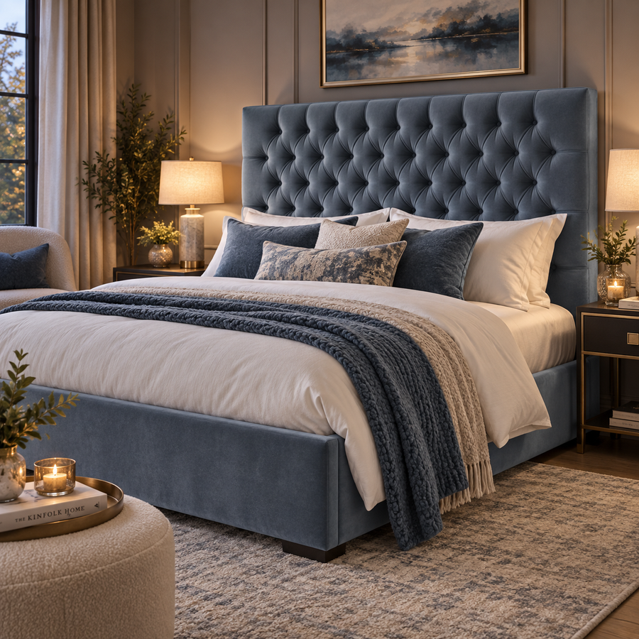 Modern Chesterfield Small Headboard