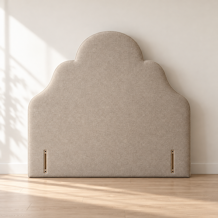 High Shaped Headboard, Arwen Graceful Cloud