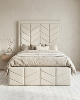 Indulgence Border Upholstered Bed