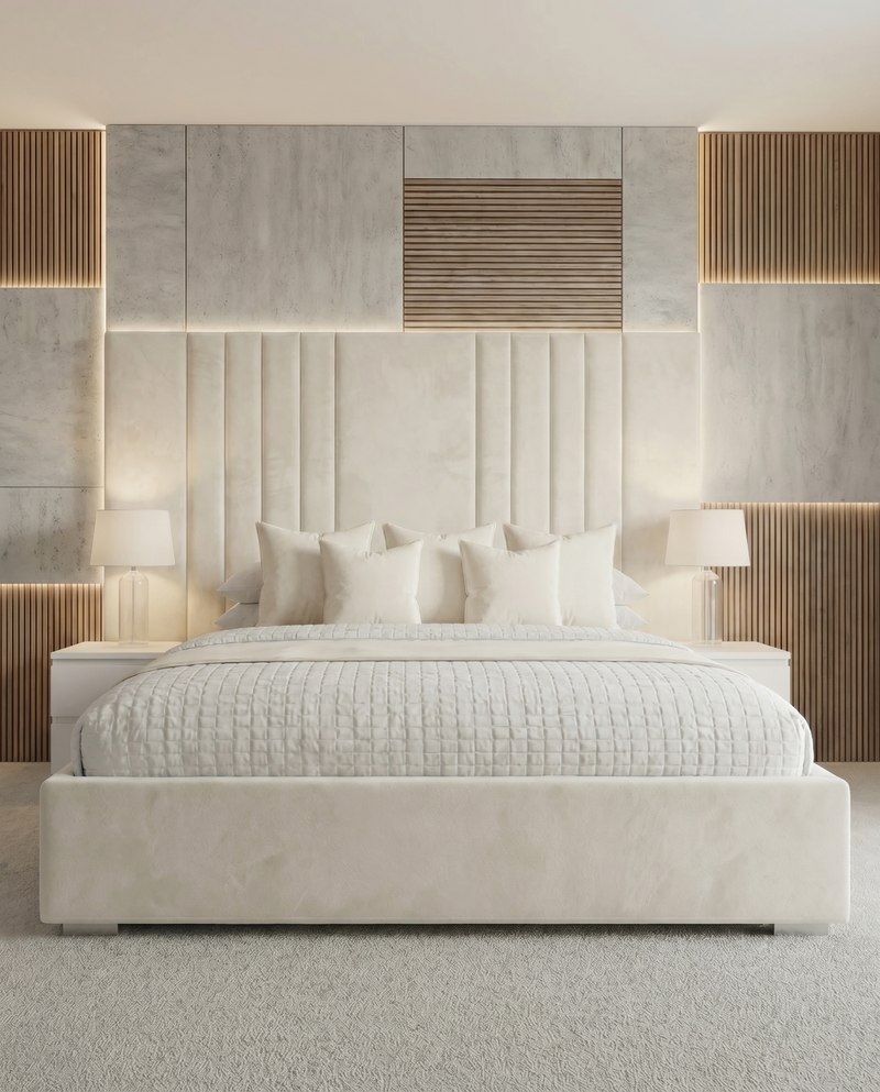 Royal Mirage Panel Bed