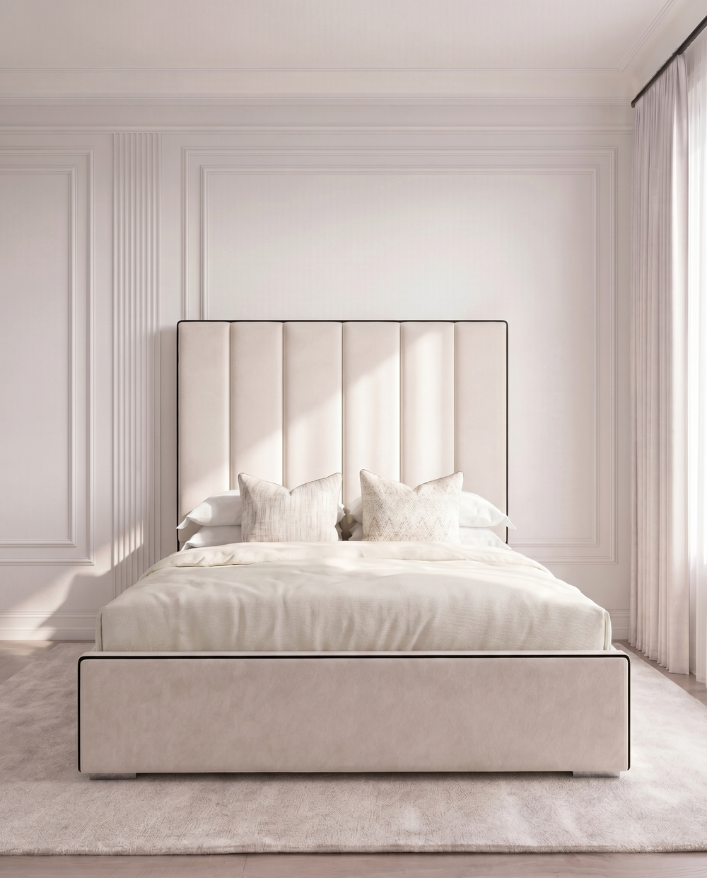 Emma Bespoke Upholstered Bed Frame | Luxury Modern Bed 2026