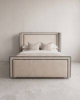 Lorenzo Wing Bed Frame | Exclusive Wingback Upholstered Bed 2026