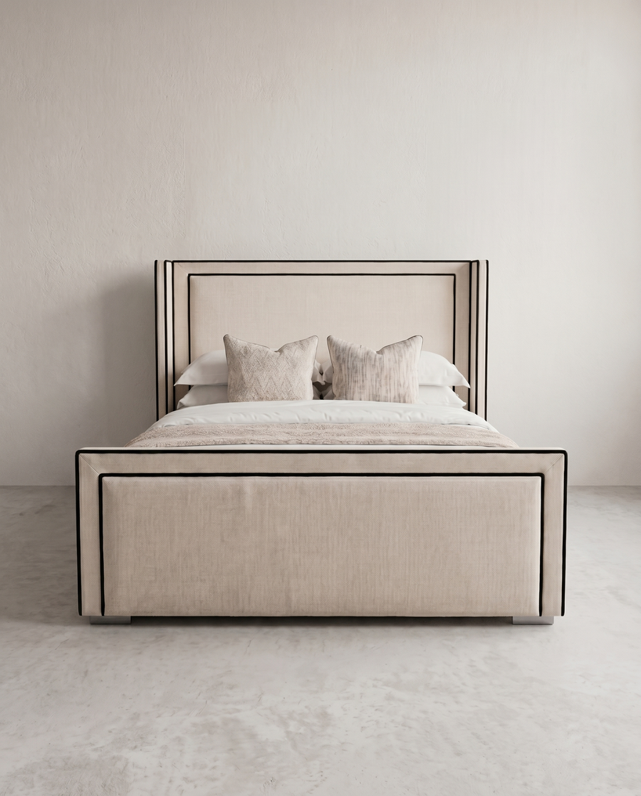 Lorenzo Wing Bed Frame | Exclusive Wingback Upholstered Bed 2026
