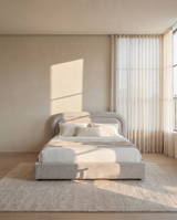 Nola Luxury Upholstered Bed Frame | Modern Bed 2026