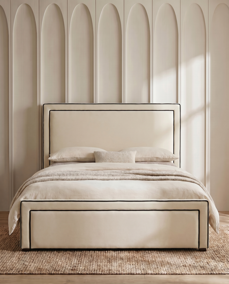 Edwardian Upholstered Bed