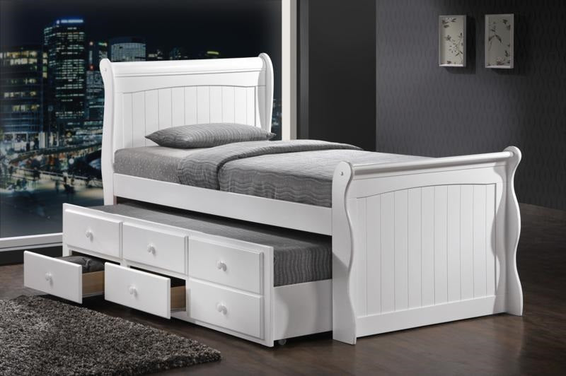 Captain Bed White