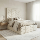 Indulgence Border Upholstered Bed
