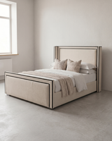 Lorenzo Wing Bed Frame | Exclusive Wingback Upholstered Bed 2026