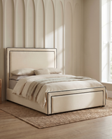 Edwardian Upholstered Bed