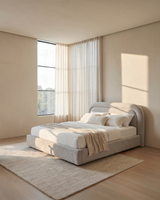 Nola Luxury Upholstered Bed Frame | Modern Bed 2026