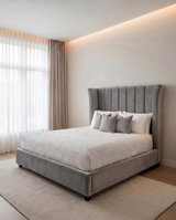 Sasha Lined Upholstered Bed Frame | Modern Luxury Bed 2026