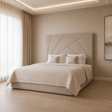 Valanza Luxury Upholstered Bed Frame | Modern Bed 2026