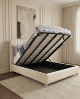 Tubes Panel Upholstered Bed