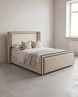 Lorenzo Wing Bed Frame | Exclusive Wingback Upholstered Bed 2026