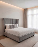 Sasha Lined Upholstered Bed Frame | Modern Luxury Bed 2026