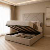 Valanza Luxury Upholstered Bed Frame | Modern Bed 2026