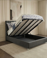 Tubes Panel Upholstered Bed
