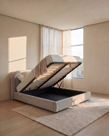 Nola Luxury Upholstered Bed Frame | Modern Bed 2026
