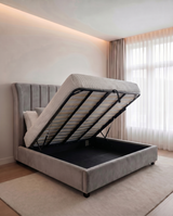 Sasha Lined Upholstered Bed Frame | Modern Luxury Bed 2026