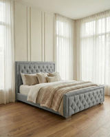 Lunar Chesterfield Upholstered Bed