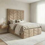 Indulgence Border Upholstered Bed