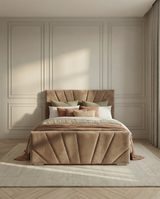 Sunrise Linear Upholstered Bed
