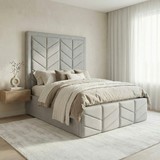 Indulgence Border Upholstered Bed