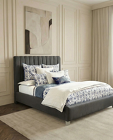 Tubes Panel Upholstered Bed