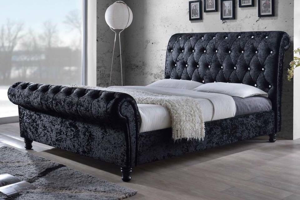 Astoria Sleigh Chesterfield Bed