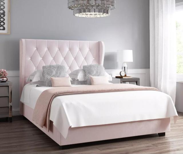 Straight Circle Winged Headboard