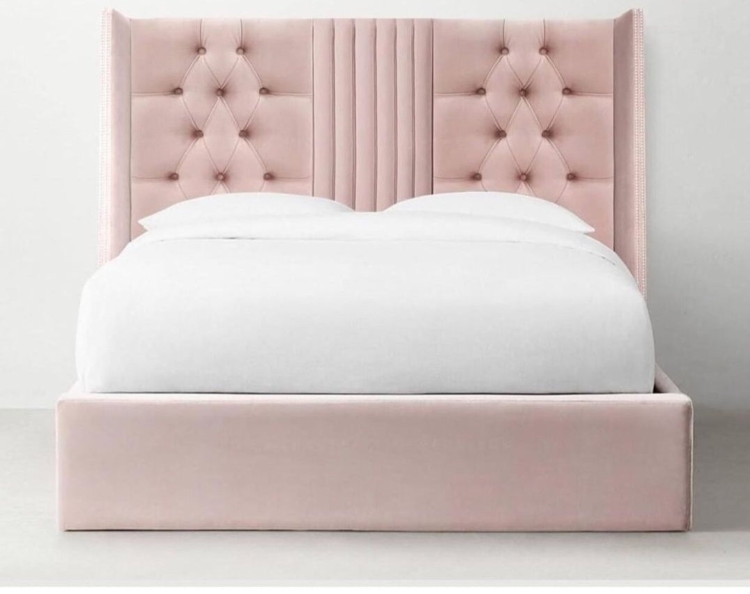 Symmetry Wingback Bed