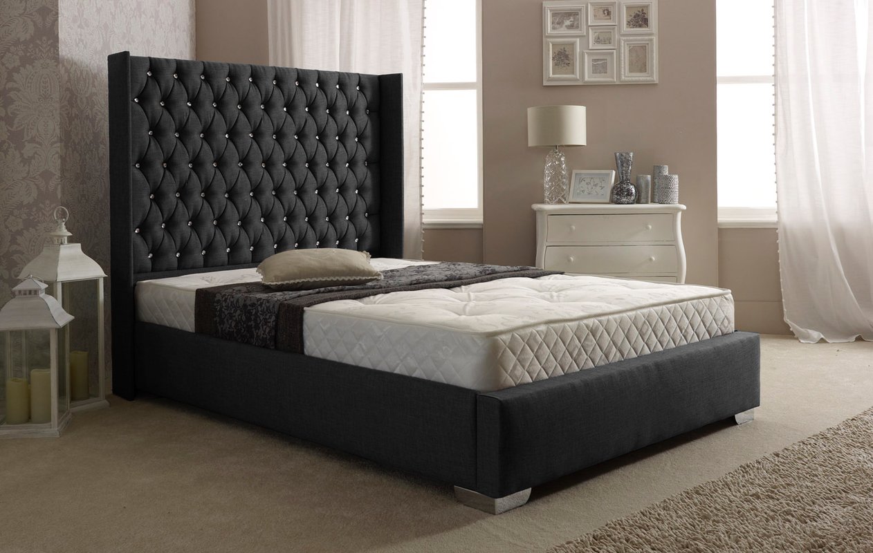 Amiri Wingback Bed