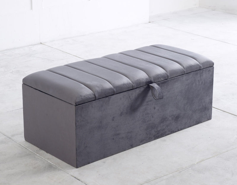 Lined Ottoman Storage Box