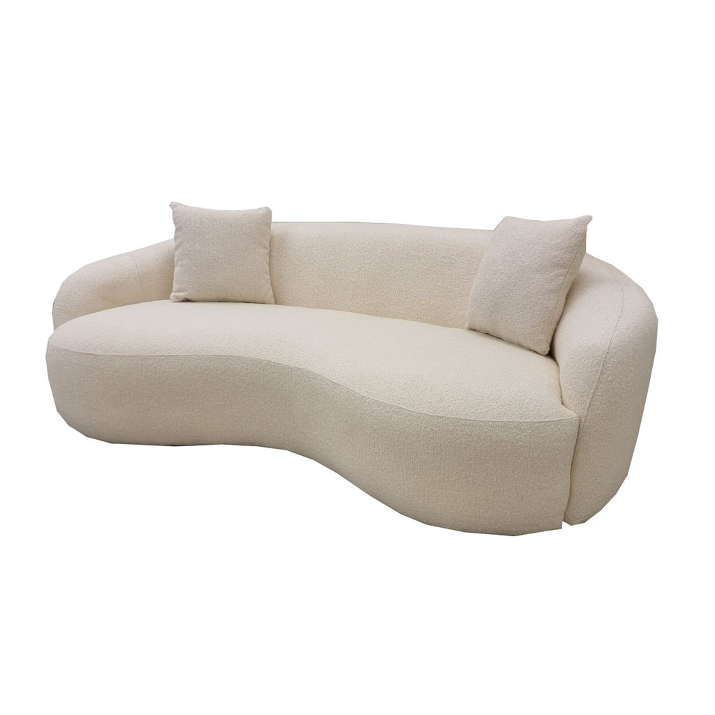 Boucle Wave Sofa - Ivory