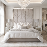 Indulgence Panel Mirror Bed