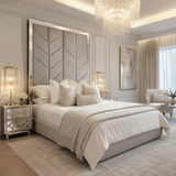 Indulgence Panel Mirror Bed