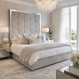Indulgence Panel Mirror Bed