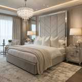 Indulgence Panel Mirror Bed