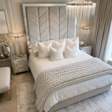 Indulgence Panel Mirror Bed