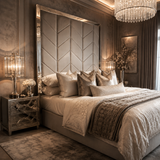 Indulgence Panel Mirror Bed