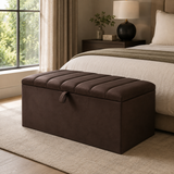 Lined Ottoman Storage Box