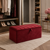Lined Ottoman Storage Box