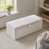 Lined Ottoman Storage Box