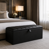 Lined Ottoman Storage Box